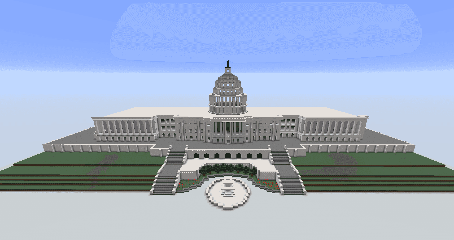Monument UNESCO construit sur Skym-Mc
